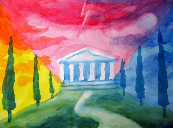 Изо 4 класс Греция