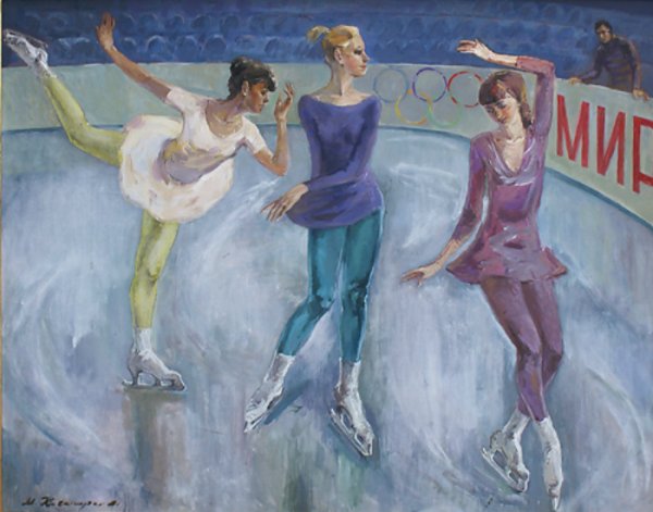 Фигуристы в картинах