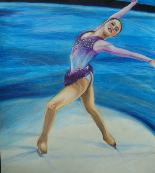 Фигуристы живопись