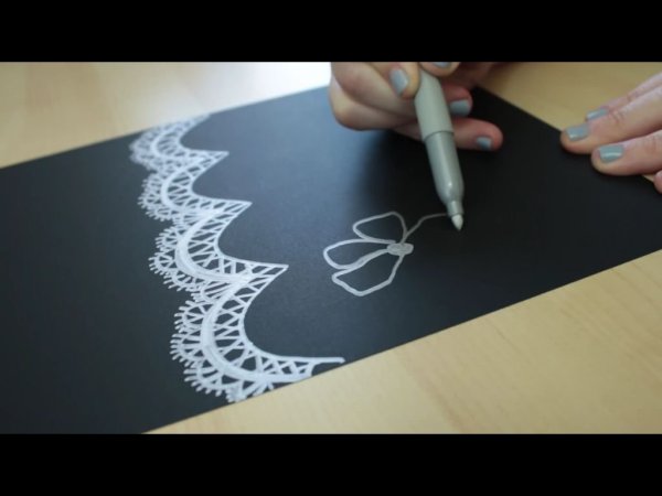 Рисование кружева