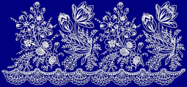 Рисование кружевом