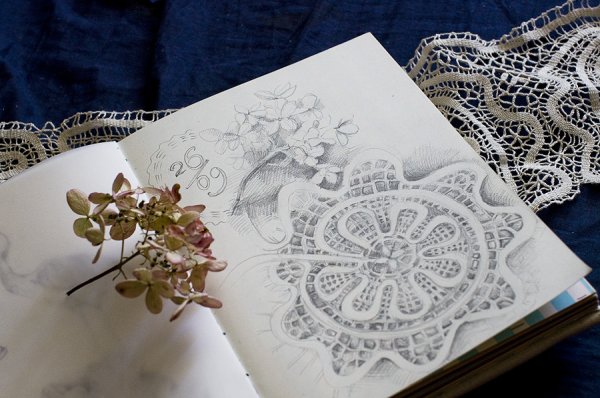 Рисование кружева