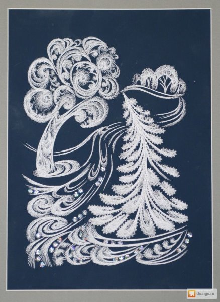 Квиллинг зима