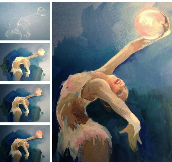 Гимнастика в живописи