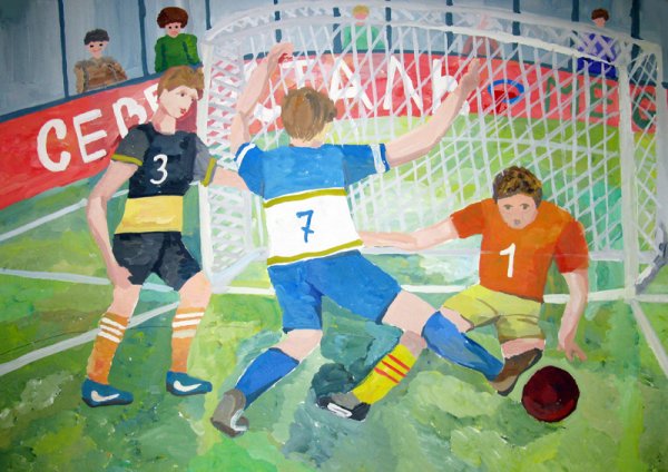 Композиция спортивные состязания