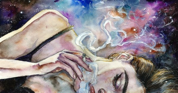 Космическая любовь живопись