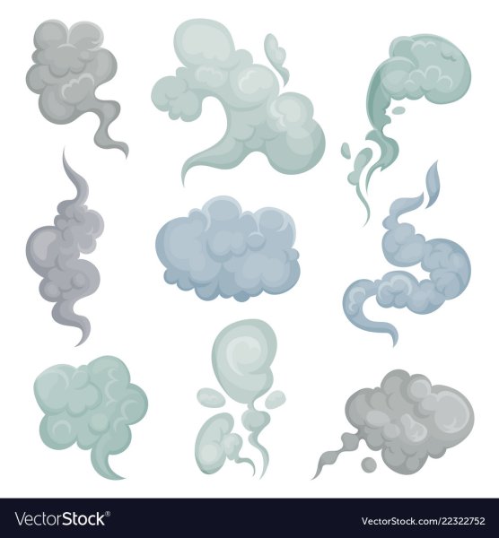 Облако дыма вектор