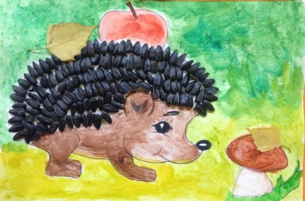 Осенний лес красками детям