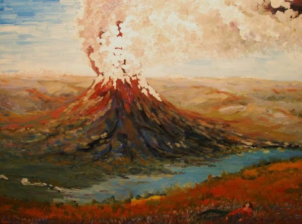Вулкан картина