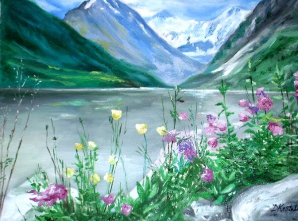 Картины Чорос Гуркина Альпийский луг