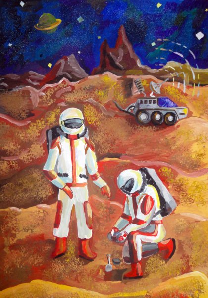 Композиция на тему космос