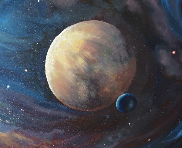 Планеты гуашью