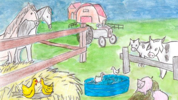 Фермерские пейзажи