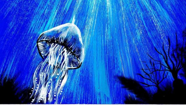 Правополушарное рисование медуза