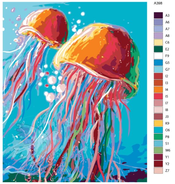 Правополушарное рисование медуза