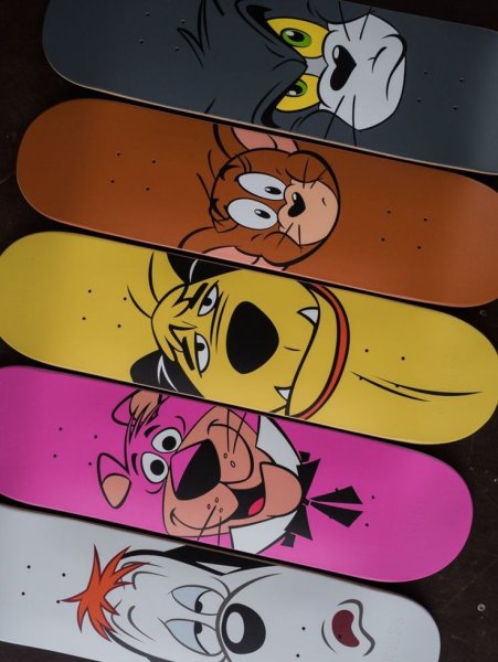 Рисунки на скейте