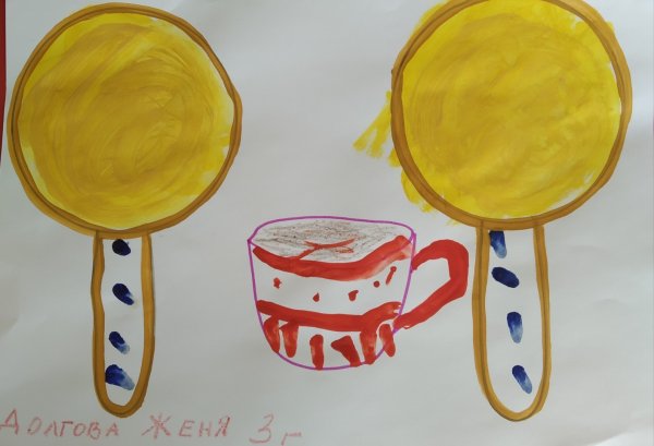 Детские рисунки блинчиков