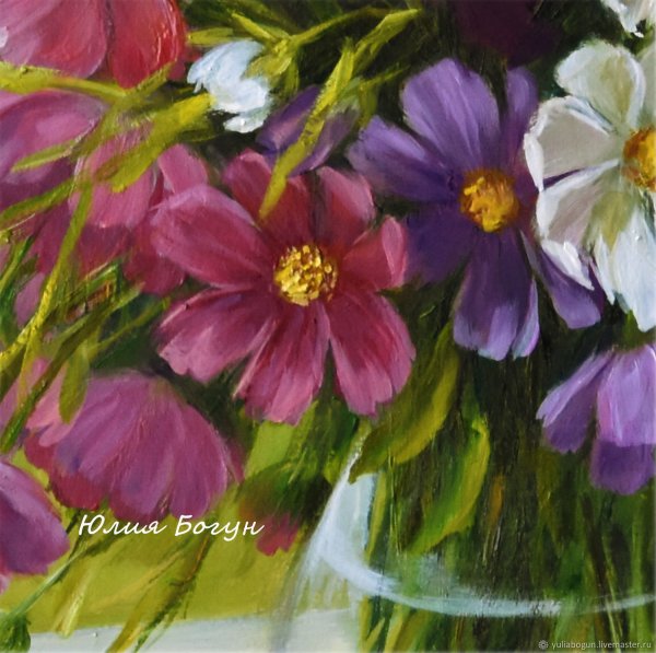 Космея акрилом