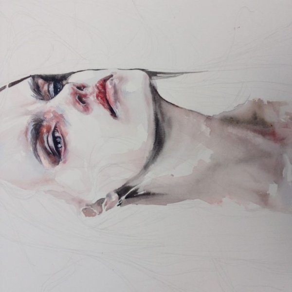 Страшные картины акварелью