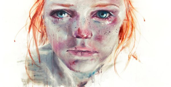 Эмоции акварель