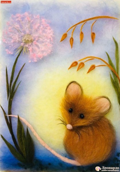 Живопись шерстью для детей