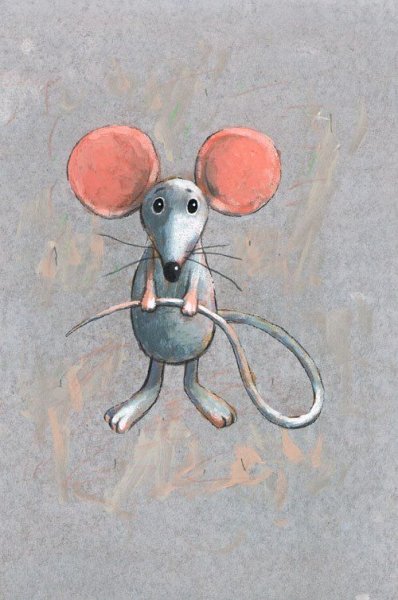 Мышонок гуашь