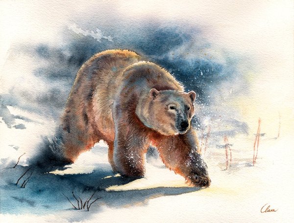 Живопись маслом животные