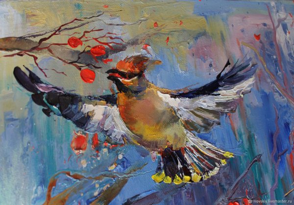 Художник Виктор Гайворонский свиристели