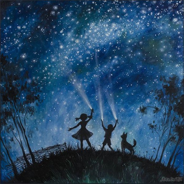 Картина Звёздное небо