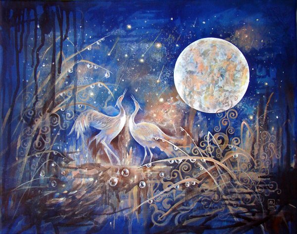 Звездопад живопись