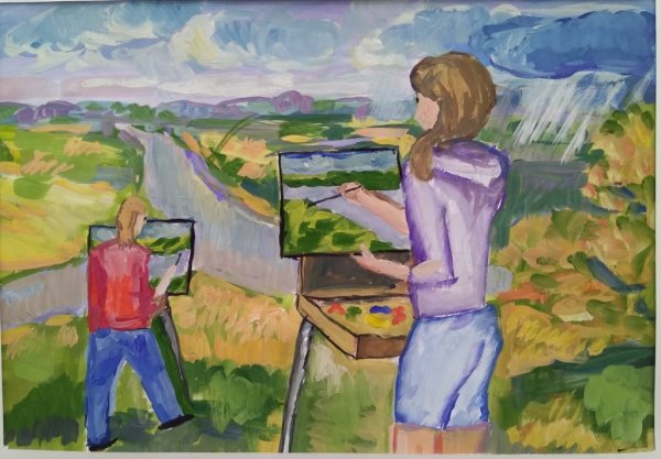 Композиция на тему школа