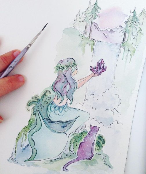 Современные картины с русалочкой