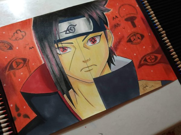 Нарисовать Итаачи и шоисуй