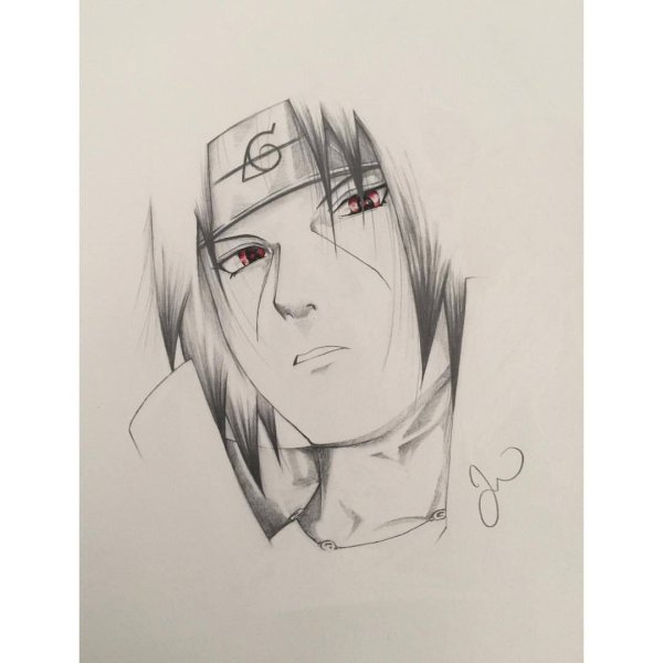 Итачи скетч Акацуки