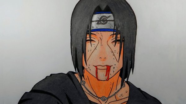 Итачи рисовать