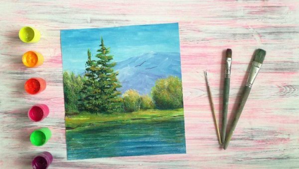 Рисование красками для начинающих