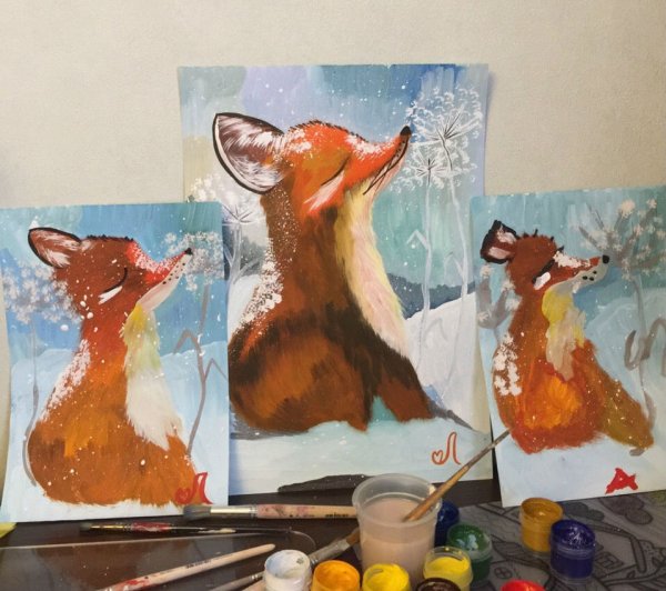 Мастер классы по рисованию гуашью