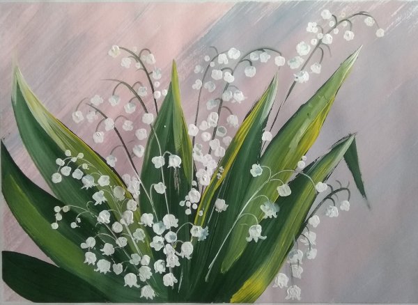 Рисование Ландыши