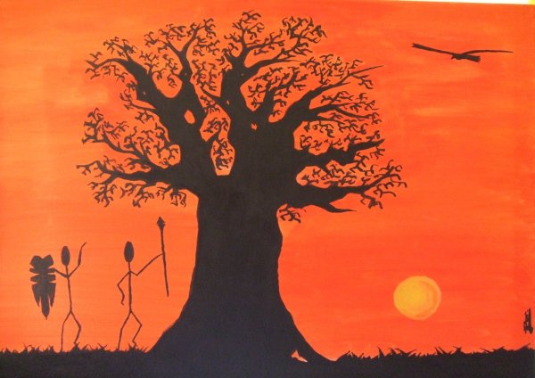 Баобаб картина