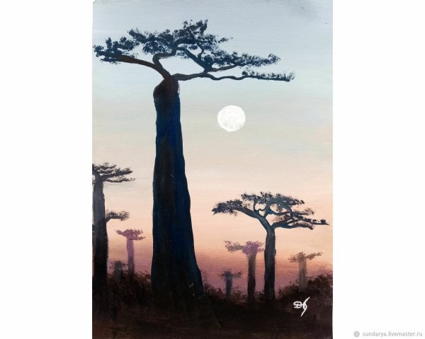 Painting Tree of Baobab