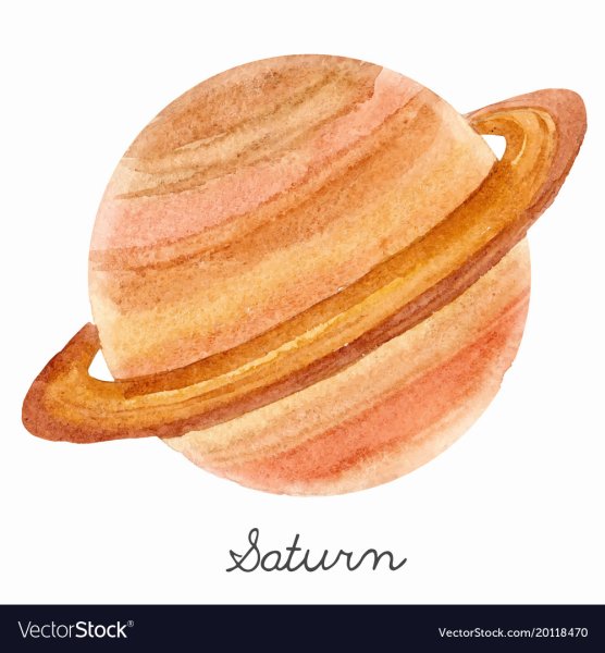 Сатурн акварелью