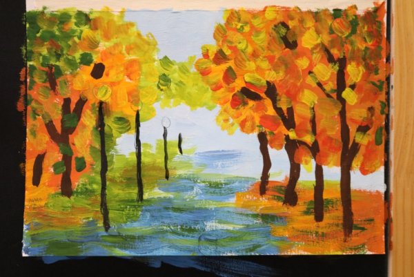 Рисование гуашью для детей 5 лет