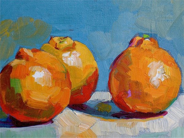 Апельсин живопись гуашь