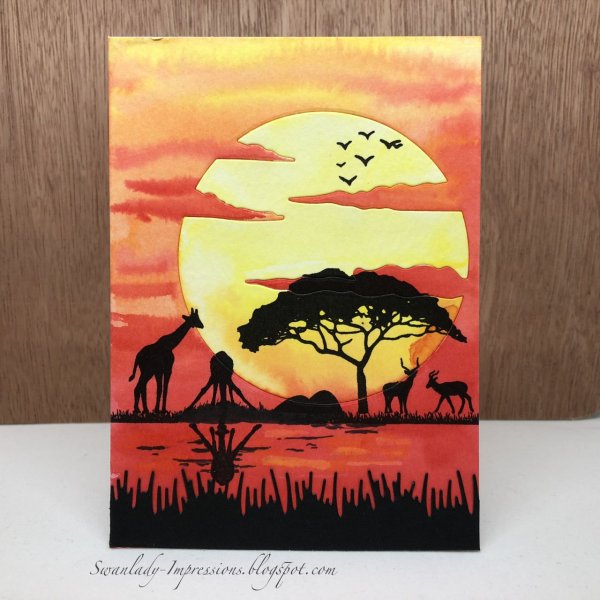 Правополушарное рисование Африка