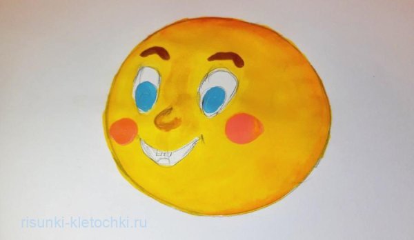 Колобок рисование в младшей группе