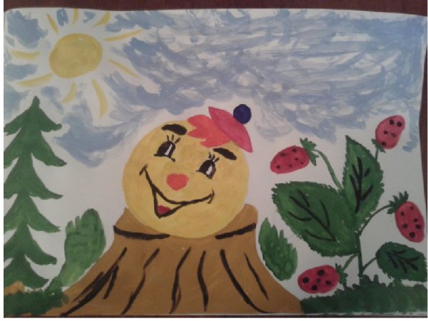 Рисование сказки Колобок