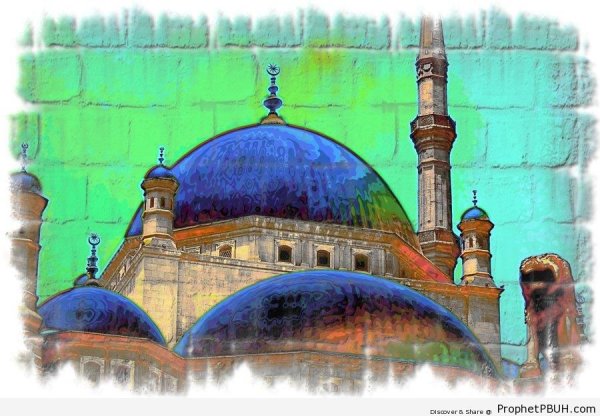 Нарисовать мечеть красками