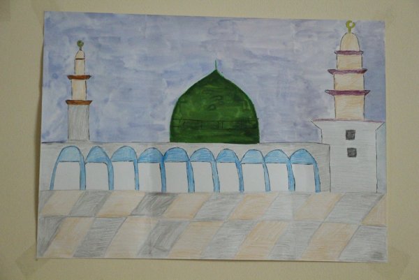 Мечеть рисунок для детей