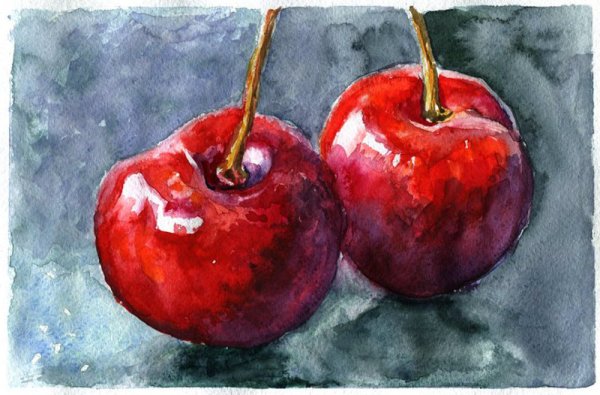 Краска вишня