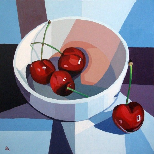 Яблоко декоративная живопись